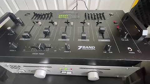 Radio Shack Mixer Audio 3 channels and 7 bands Equalizer 🎊
