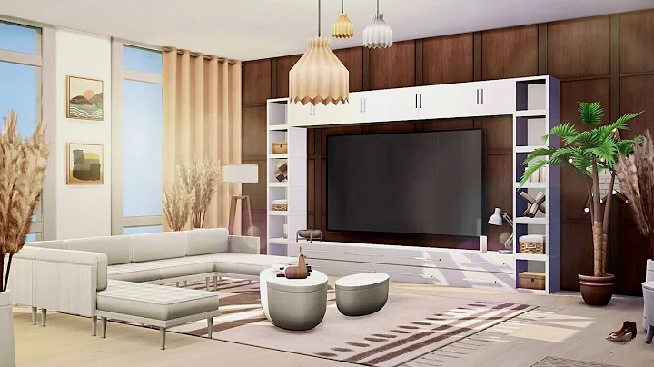 Celebrity Luxury Apartment  The Sims 4  No CC | Sp...