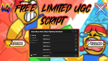Ninja Fighting Simulator Free UGC Script *Pastebin 2023*