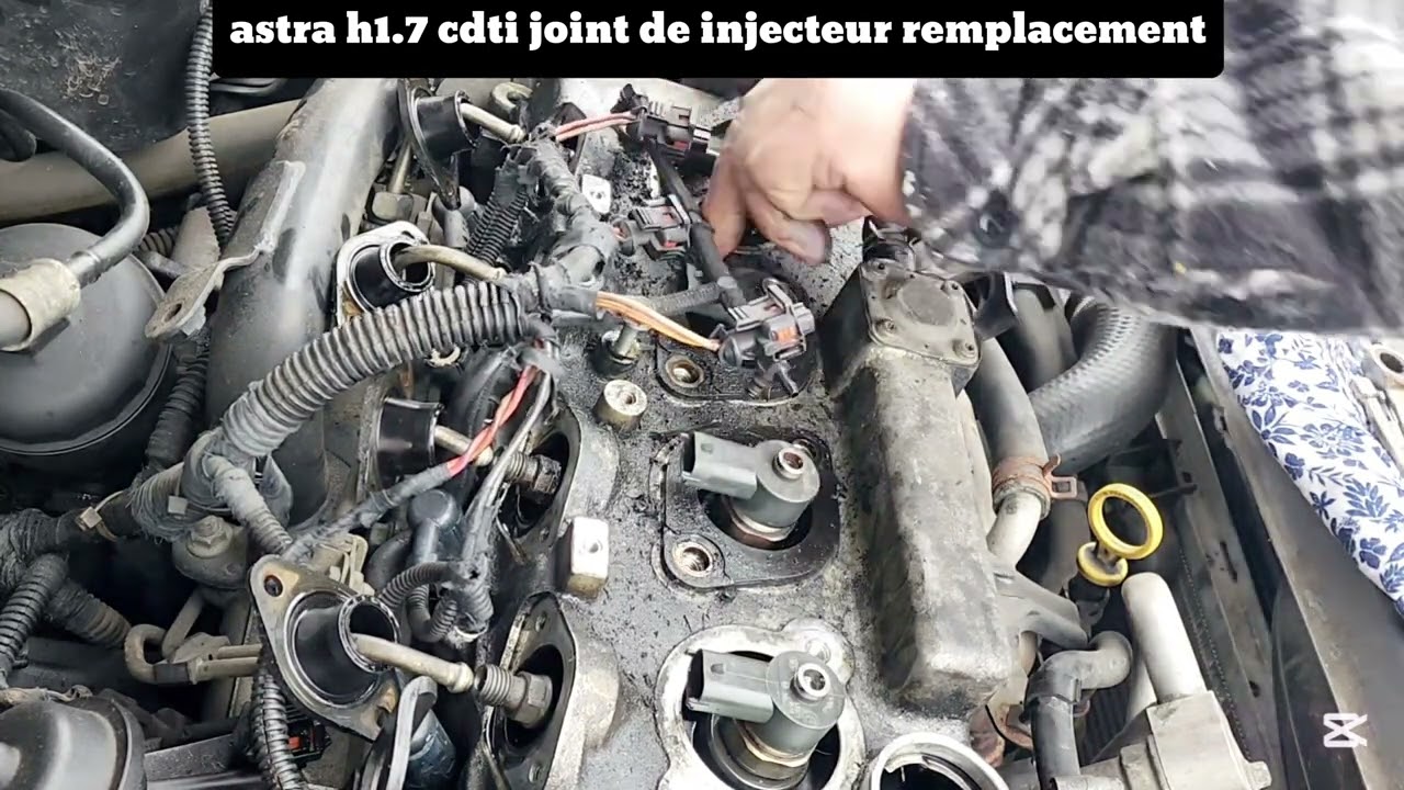 OPEL ASTRA H 1.7CDTI REMPLACEMENT JOINT INJECTEUR...