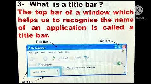 MLZS JHANSI CLASS 1 Computer Chapter 8 Exploring the Desktop Lecture 1
