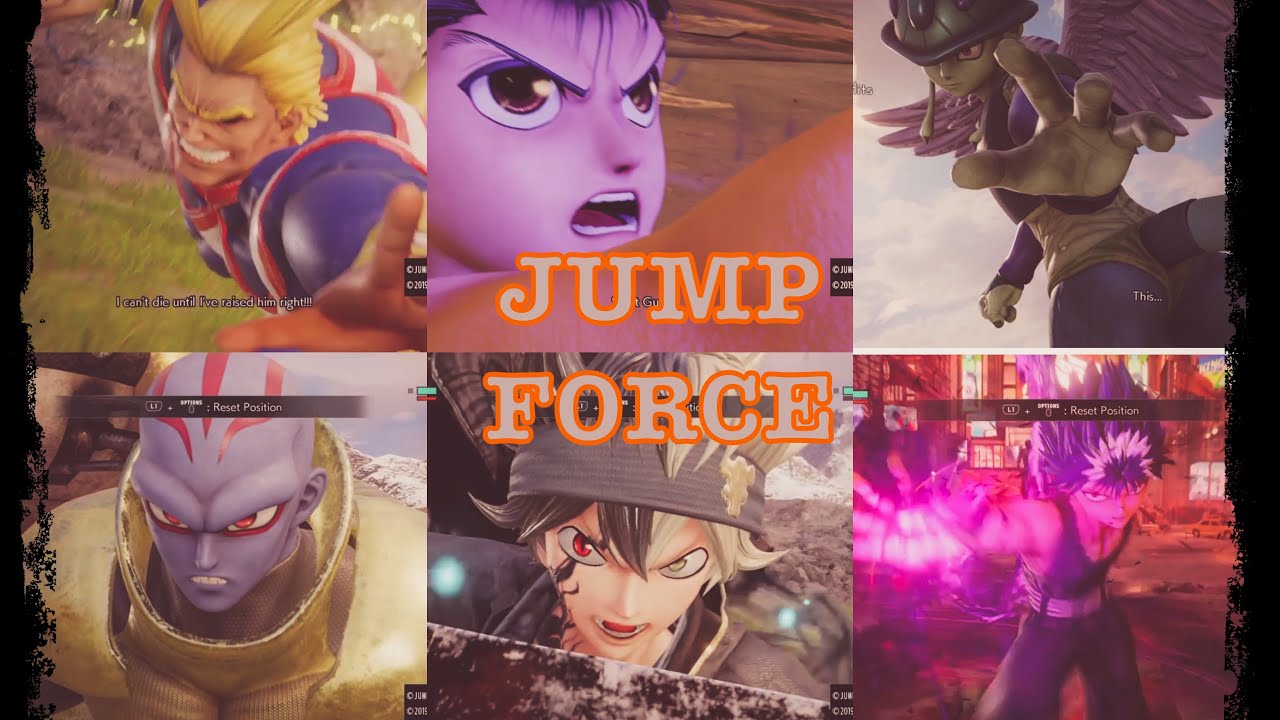 JUMP FORCE : All 57 Characters Ultimate Finishers (Including DLC Packs)