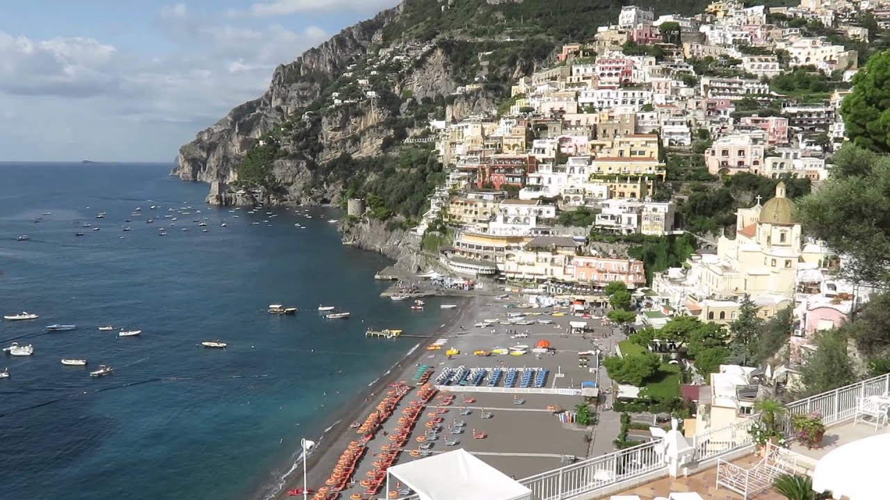 Views from our terrace at the Marincanto Hotel