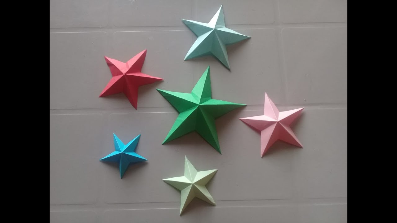 How To Make Origami Stars - YouTube