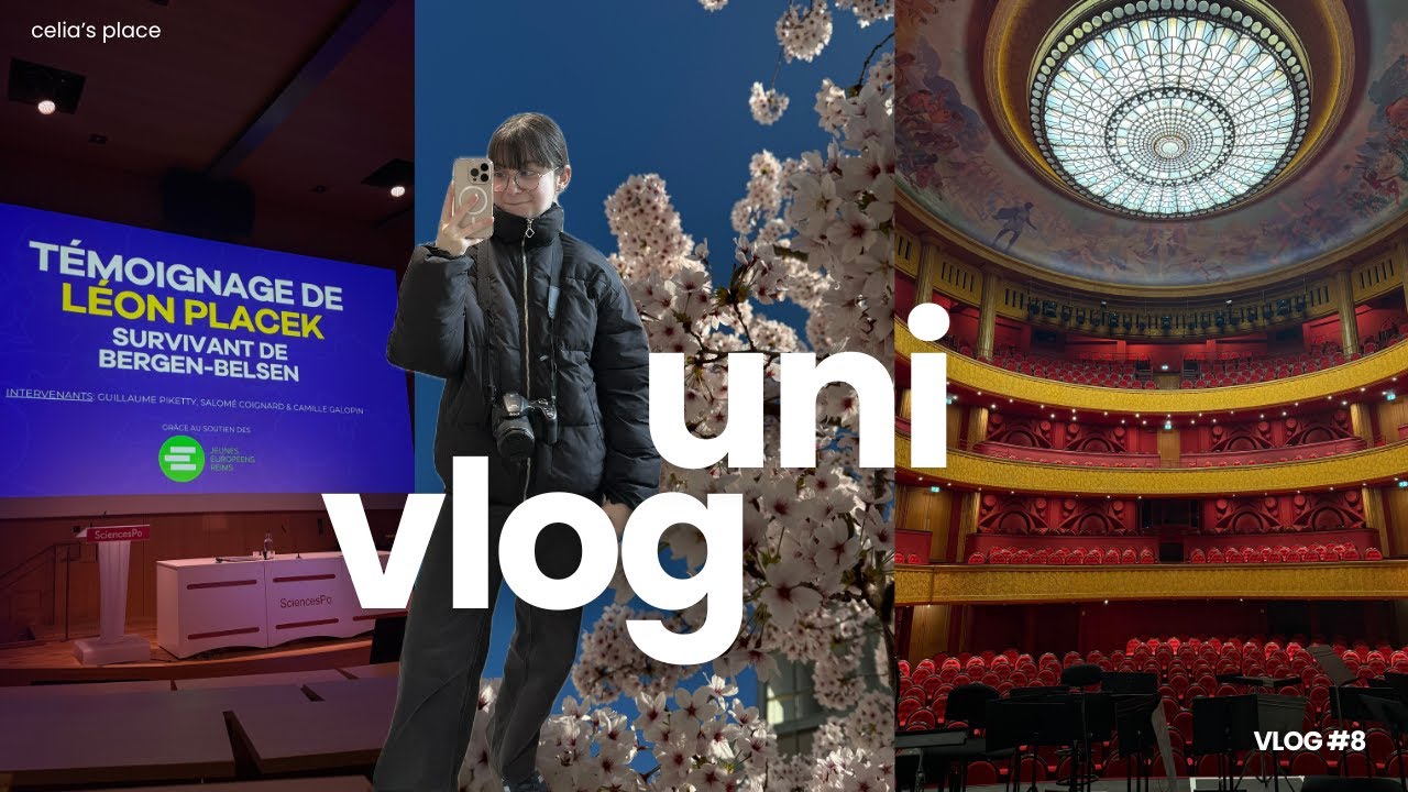 Ma vie à Sciences Po : conférence, podcast, smoothie et opéra de Reims | uni vlog (vlog 8)
