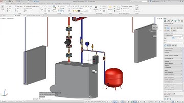 Automatic 3D generation of your pipe network based on a single line design in AutoCAD