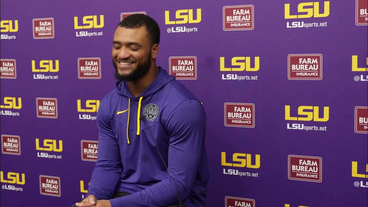 LSU Football Media Availability Sage Ryan YouTube