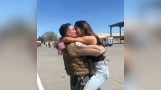 HIS WIFE WENT CRAZY! Soldiers Coming Home Surprise