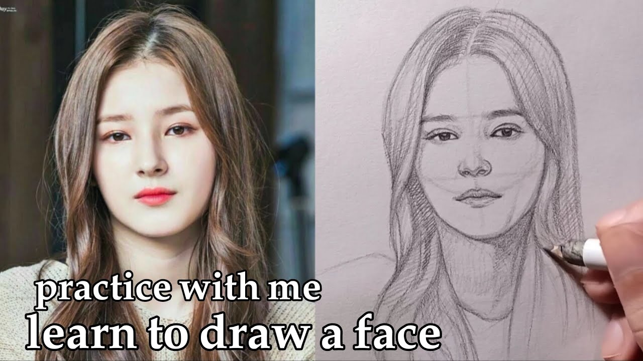 How to draw a face for beginners | loomis method tutorial #arttips ...