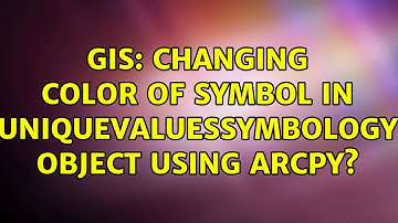 GIS: Changing color of symbol in UniqueValuesSymbology object using ArcPy? (2 Solutions!!)