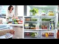 FRIDGE ORGANIZATION🍅🍅تنضيف و تنظيم الثلاجة بطريقة بسيطة وعملية | اهم النصائح للحفاظ علطعام