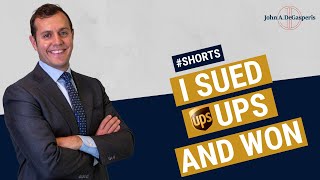 I Sued UPS And Won! #Shorts