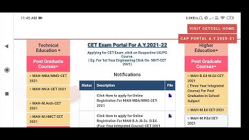 GOOD NEWS : MAH BED MED CET 2021 APPLICATION FORM RELEASE ON CET WEBSITE
