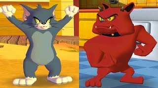 Tom And Jerry War Of The Whiskers Tom Vs Devil Spike Gameplay Hd - Funny Cartoon