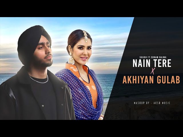 Nain Tere X Ankhiyan Gulab - Shubh ft. Sonam Bajwa & Kriti Sanon | You And Me | Mitraz | AKSH Music class=
