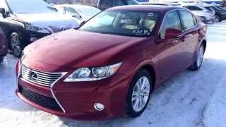 2014 Lexus ES 350 Leather and Navigation Package Review in Matador Red