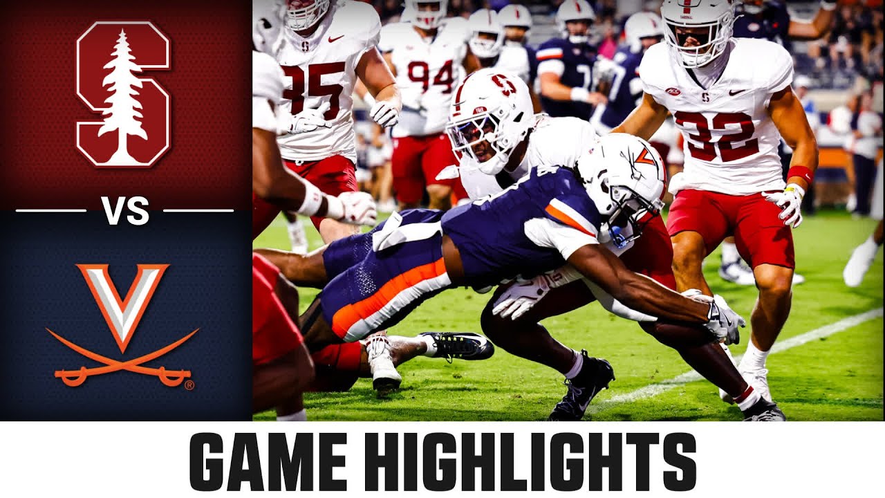 Stanford vs. Virginia Game Highlights 2025 ACC Football YouTube