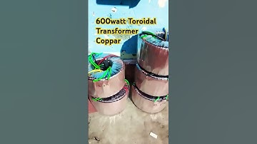 600 Watt Toroidal Transformer Redy #transformers #electrical #transistor #electronic #facebook