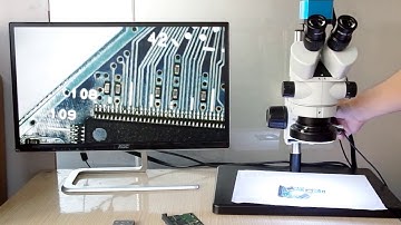 Simul-focal Trinocular Microscope +14 MP HDMI Camera