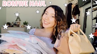 HUGE ROMWE TRY ON HAUL 2020 | (brandy melville dupes, shoes, purses &amp; more)