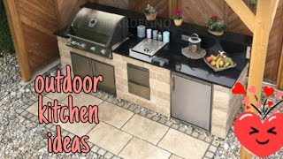 simple outdoor kitchen ideas./vjvangel