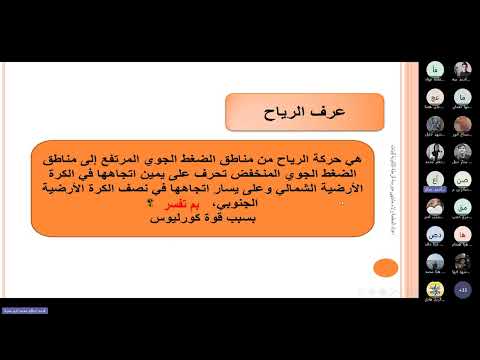 مراجعة مكثفة المناخ وعناصره الجزء الثالث والاخير