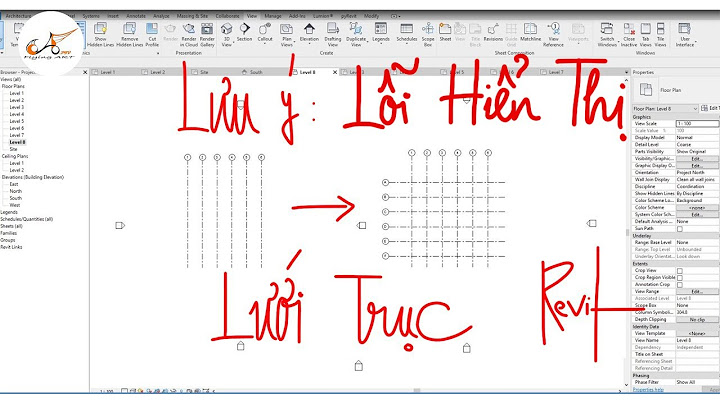 Lỗi không vẽ được lệnh grid trong revit năm 2024