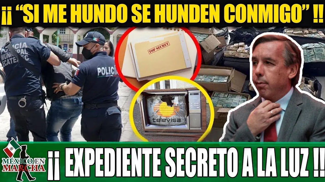 SALE EXPEDIENTE SECRETO DE AZCARRAGA!!! SE ACABÓ TELEVISA!!