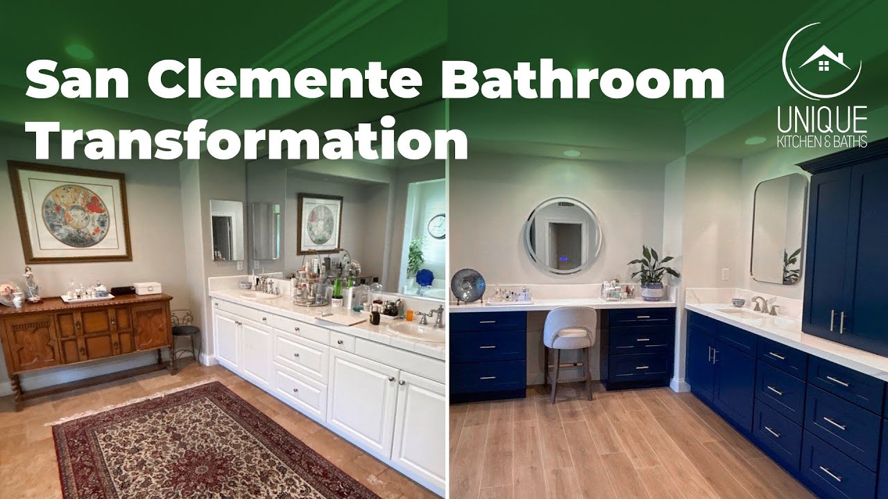 San Clemente Bathroom Remodel | Stunning Jack & Jill + Master Bath Transformation