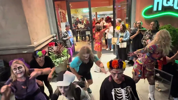 San Jose Thrillers Flash Mob Aquis Downtown Campbell Blue Line Pizza October 2025