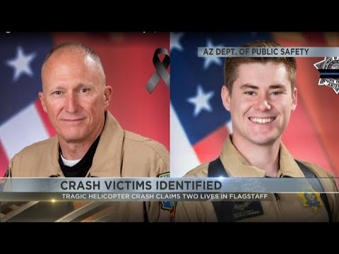 Tragic helicopter crash claims 2 AZDPS lives near Flagstaff - YouTube