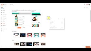Blogger, как сменить английский язык на русский - панель управления, главное меню Blogger, как сменить английский язык на русский - панель управления, главное меню