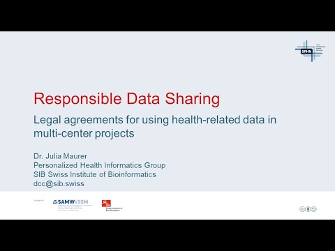 Responsible Data Sharing - Legal agreements for using health-related data in multi-center projects