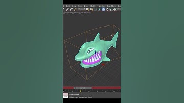 🐬 Easy Baby Shark Animation in 3ds Max for Beginners! 🎶🎥 #shorts #3dsmax #babyshark #animation #cgi