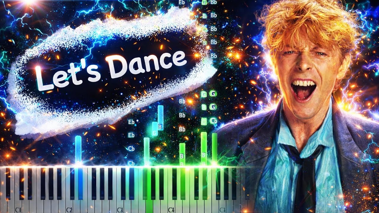 David Bowie - Let's Dance Piano Tutorial