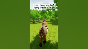 Should this horse in my game be faster? #indiegame #gamedev #gaming #devlog #horse #rpg #game