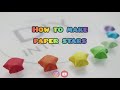 How To Make Paper Lucky Stars Tutorial | Star Origami for your valentine