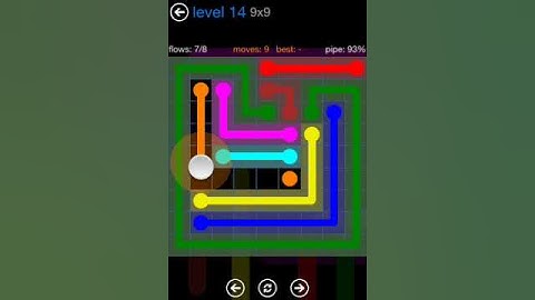 Flow Free 9x9 Level 14 walkthrough Bonus Pack