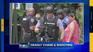 Woman dead after police chase that began in Delaware ends with crash, shooting in Chester, Pa.
