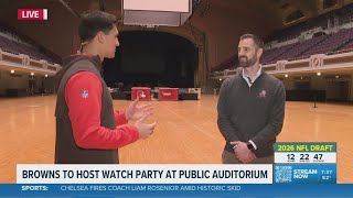 Cleveland Browns to host 2026 NFL Draft watch party at Public Hall