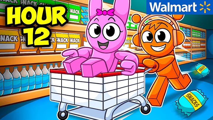24 Hour OVERNIGHT at WALMART in Roblox?! (KICKED OUT!!)
