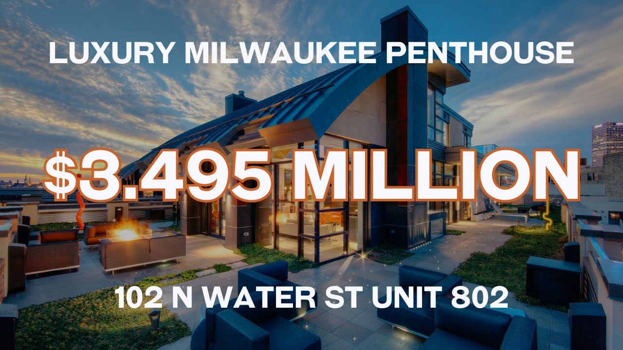 Luxury Milwaukee Penthouse Condo - 102 Water St Unit 802 - YouTube