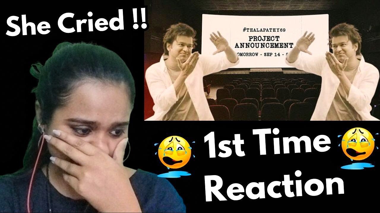 SURPRISE !! Mrs. Earphones Reacts to #Thalapathy69 Announcement - The Love for Thalapathy Reaction