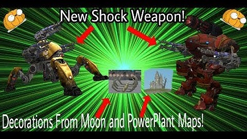 War Robots Test Server 3.3 - New Shock Weapon And Halloween Preview