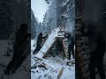 1 Insane Winter Survival Transformation You Won’t Believe 🤯🔥#cozyhome #survival