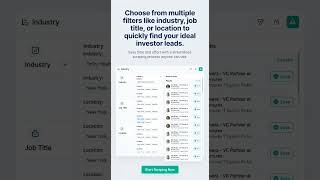 Unlock Investor Leads Instantly 🚀 #datascrapify #bhansalisoft,#scraper