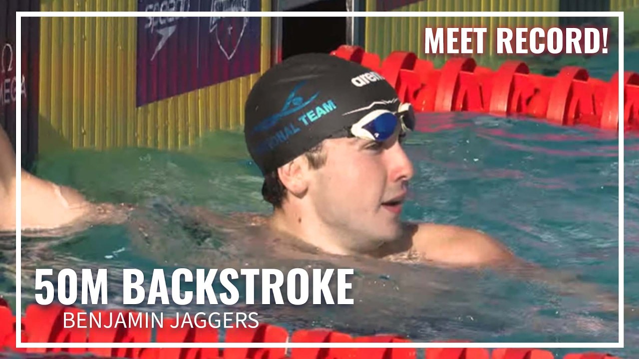 Benjamin Jaggers Establishes New Meet Record in 50M Backstroke | 2026 Speedo Junior Nationals