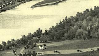 Tidioute Pennsylvania 1896 Panoramic Bird's Eye View Map 7398
