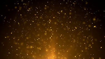 Gold Dust Particles  Free Animation Loop Background 1