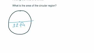Finding the Area of a Circle (exact vs approximate answer)